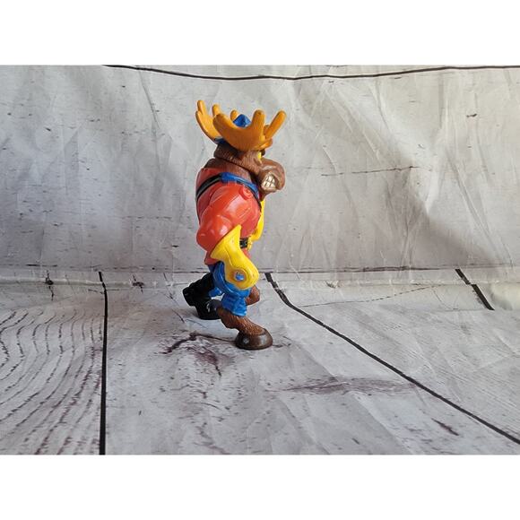 Vintage 1992 Playmates TMNT Teenage Mutant Ninja Turtles Monty Moose Figure - Picture 5 of 9